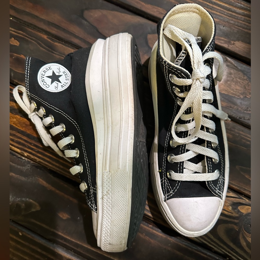 Converse Black Platform High Top SOLD